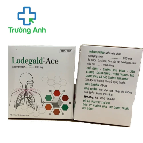Lodegald-Ace - Thuốc tiêu nhầy do viêm phế quản mãn tính