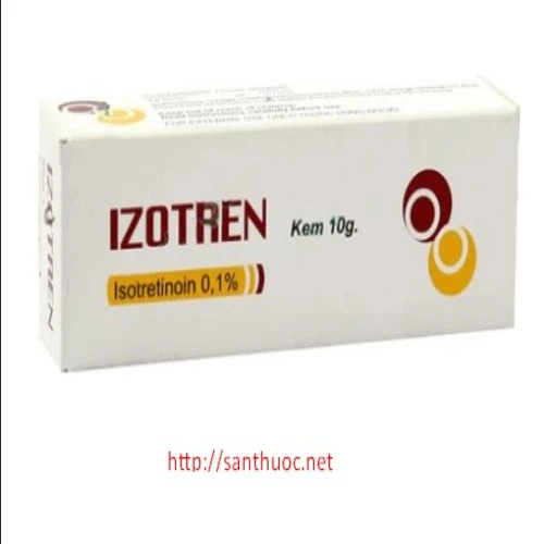 Izotren 0.1% cream - Thuốc điều trị mụn trứng cá hiệu quả
