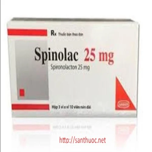  Spinolac 25mg - Thuốc lợi tiểu hiệu quả