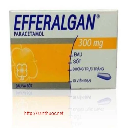 Efferalgan Suppo.80mg-150mg-300mg - Thuốc điều trị đau đầu, hạ sốt hiệu quả