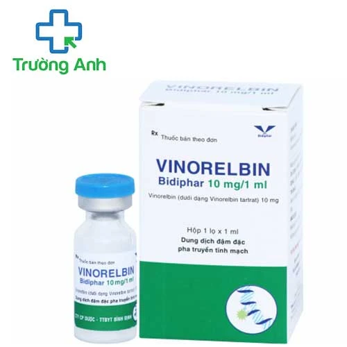 Vinorelbin Bidiphar 10mg/1ml - Thuốc điều trị ung thư phổi