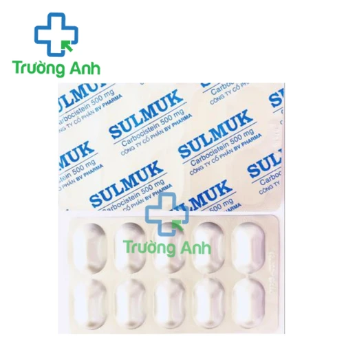 Sulmuk 500mg - Thuốc điều trị viêm đường hô hấp của BV Pharma