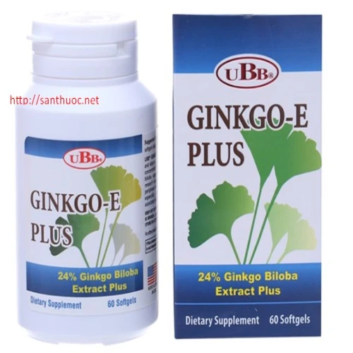 Gingkgo E Plus - Giúp tăng cường tuần hoàn máu não hiệu quả