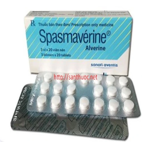  Spasmaverin 40mg - Thuốc giúp điều trị đau các rối loạn đường tiêu hóa hiệu quả