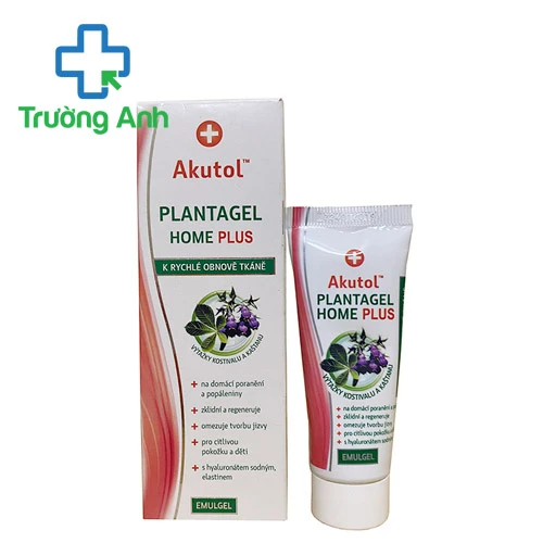 Akutol Plantagel Home Plus - Gel bôi da điều trị sẹo của Séc