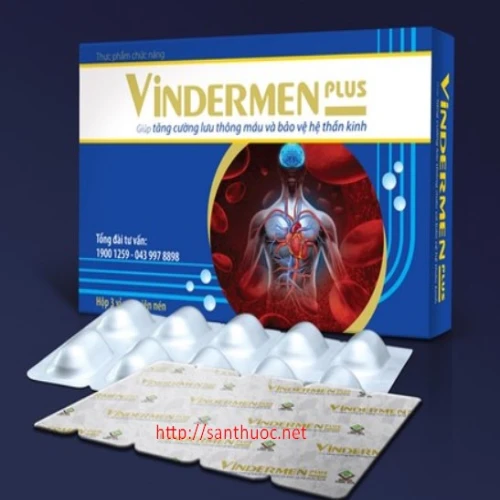 Vindermen plus - Thực phẩm chức năng giúp tăng cường lưu thông máu hiệu quả