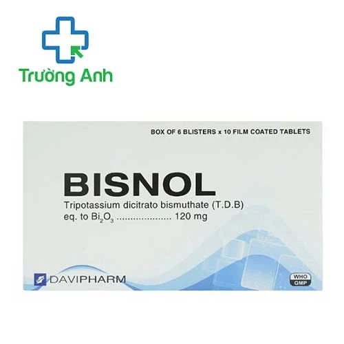 BISNOL - Thuốc điều trị viêm loét dạ dày tá tràng hiệu quả
