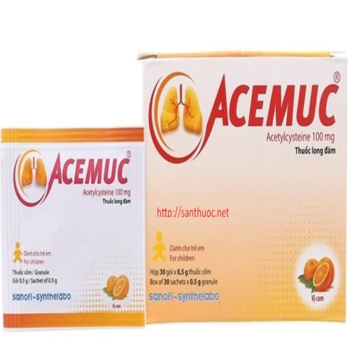 Acemuc 100mg - Thuốc giúp điều trị viêm phổi hiệu quả