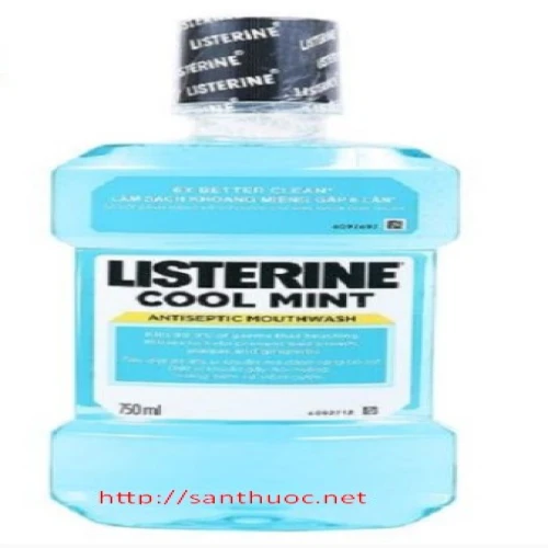 Listerine Cool Mint 500ml - Nước súc miệng hiệu quả