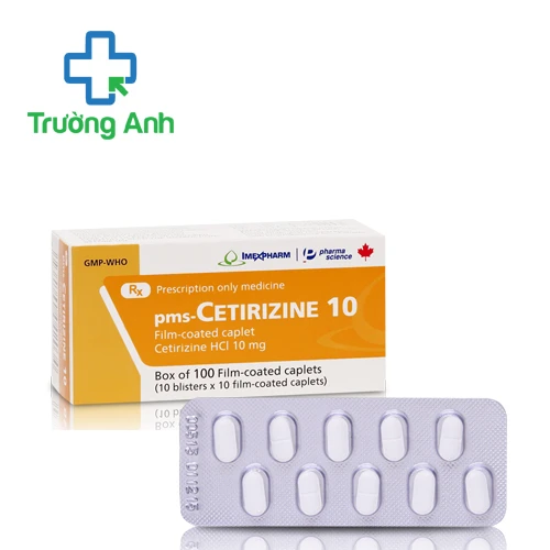 pms-CETIRIZINE 10 - Điều trị viêm mũi dị ứng của Imexpharm