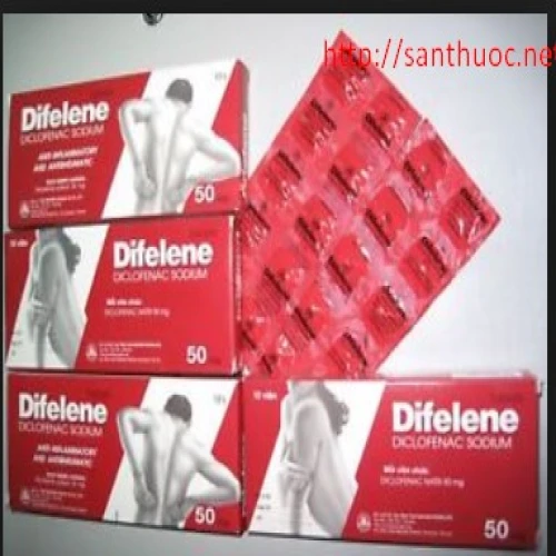Difelene Tab.50mg - Thuốc điều trị thoái hóa viêm đau xương khớp hiệu quả
