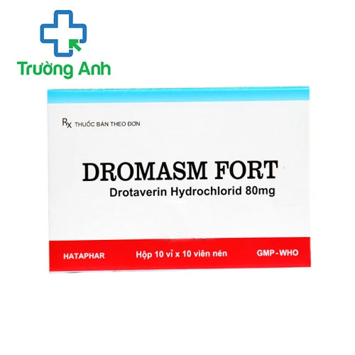Dromasm fort - Thuốc chống co thắt cơ trơn hiệu quả của Hataphar