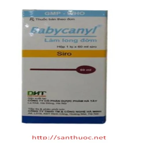 Babycanyl Syr.60ml - Thuốc giúp trị ho hiệu quả