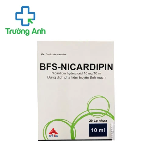 BFS-Nicardipin - Thuốc điều trị đau thắt ngực, tăng huyết áp