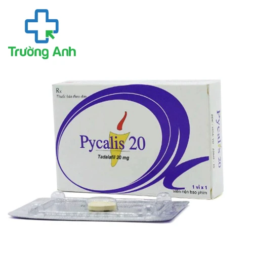 Pycalis 20 - Thuốc điều trị rối loạn cương dương của Pymepharco