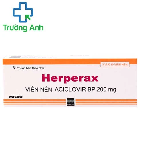 HERPERAX - Thuốc chống nhiễm khuẩn, kháng virus và nấm của Ấn Độ