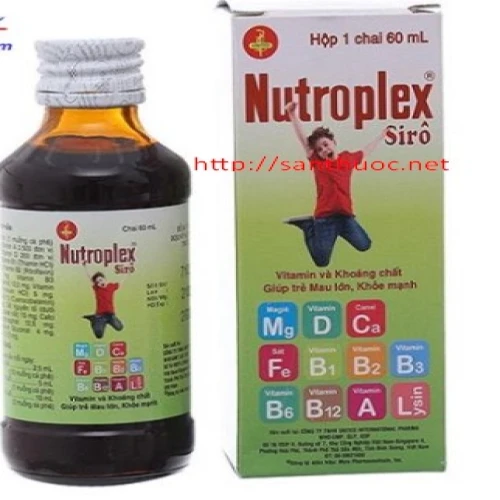 Nutroplex Syr.60ml-120ml - Giúp bổ sung vitamin và khoáng chất hiệu quả