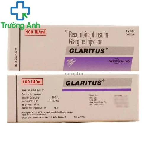Glaritus 100IU/ml – Thuốc điều trị đái tháo đường của Ấn Độ
