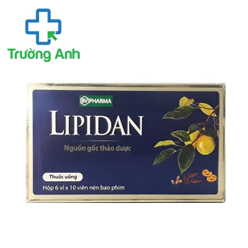 Lipidan - Hỗ trợ điều trị huyết áp cao, xơ vữa động mạch