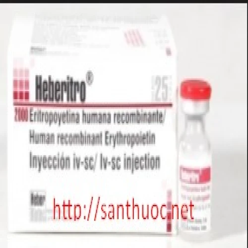 Heberitro 2000UI  - Thuốc điều trị thiếu máu sau phẫu thuật hiệu quả