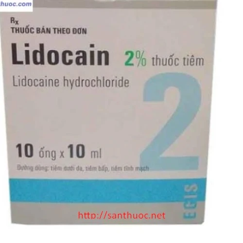 Lidocain 2% Egis - Thuốc gây tê, gây mê hiệu quả