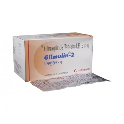 Glimulin-2 2mg - Thuốc điều trị đái tháo đường type 2 của Glenmark
