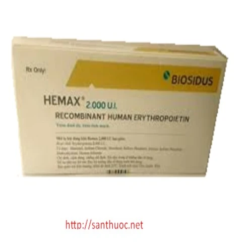  Hemax Inj.2.000UI - Thuốc điều trị thiếu máu do suy thận hiệu quả