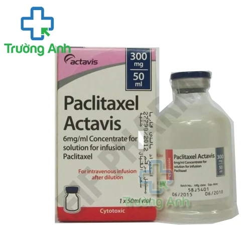 Paclitaxel Actavis 300mg/50ml - Thuốc điều trị ung thư hiệu quả của Italy