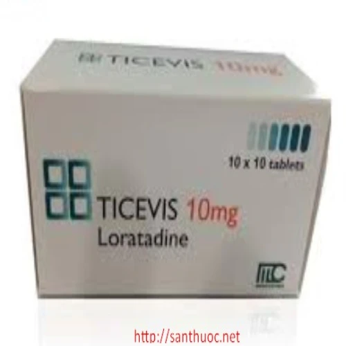Ticevis 10mg - Thuốc chống dị ứng hiệu quả