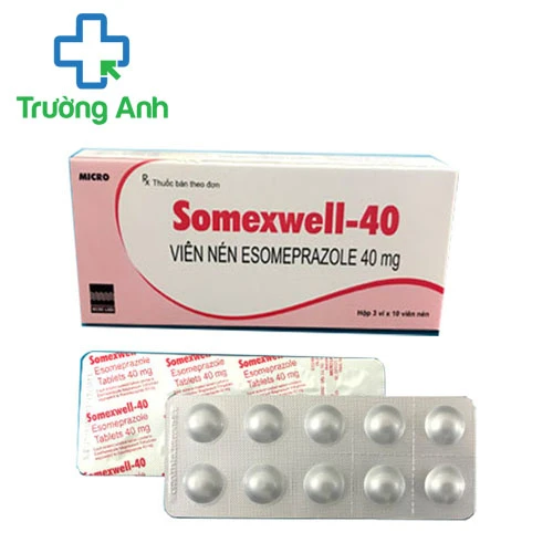 Somexwell-40 - Thuốc điều trị viêm loét dạ dày, tá tràng của Ấn Độ