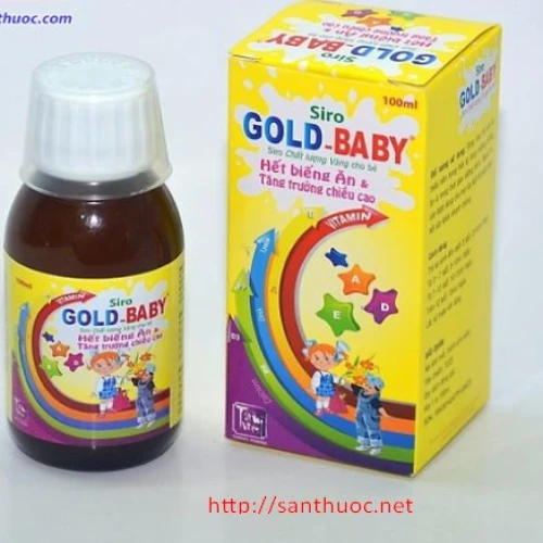 Gold baby 100ml - Giúp bổ sung vitamin và khoáng chất cho cơ thể hiệu quả