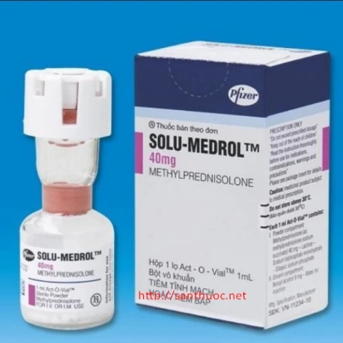 SOLU-MEDROL 40mg - Thuốc chống viêm hiệu quả