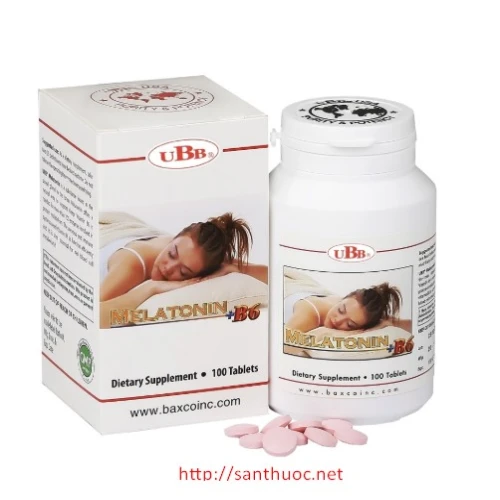 Melatonin B6 UBB - Giúp hỗ trợ điều trị rối loạn giấc ngủ hiệu quả