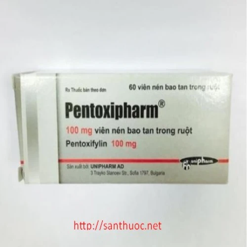 Pentoxipharm 100mg - Thuốc viêm tác động mạch mạn tính hiệu quả