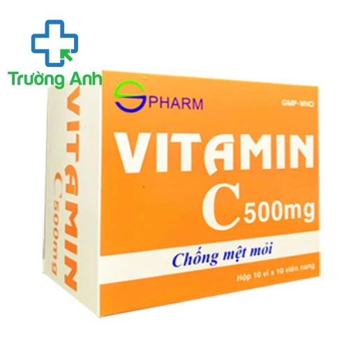 Vitamin C 500 S.Pharm - Giúp bổ sung vitamin C hiệu quả