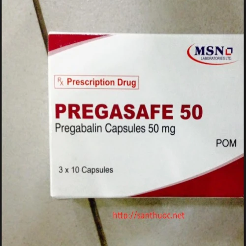 Pregasafe 50mg - Thuốc điều trị đau thần kinh hiệu quả