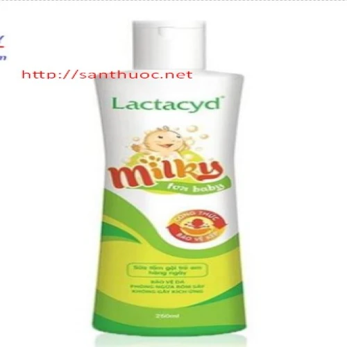 Lactacyd milky 250ml - Dung dịch vệ sinh em bé hiệu quả