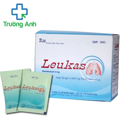 Leukas - Thuốc điều trị hen phế quản mãn tính, viêm mũi dị ứng