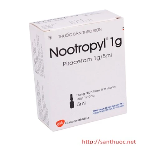 Nootropyl 1g/5ml - Thuốc điều trị chứng chóng mặt hiệu quả của Ý