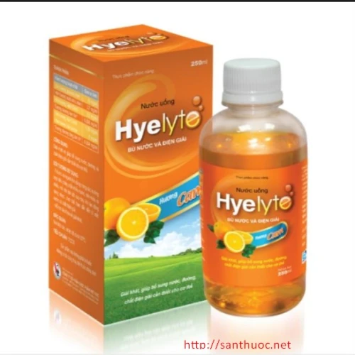 Hyelyte Syr.250ml - Thuốc bù nước, điện giải cơ thể hiệu quả