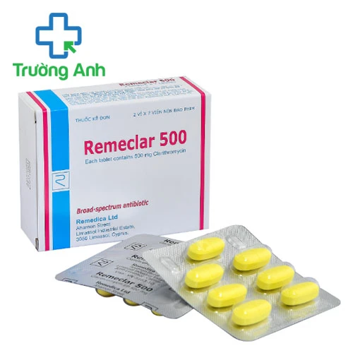 Remeclar 500 - Thuốc điều trị bệnh nhiễm khuẩn của Remedica