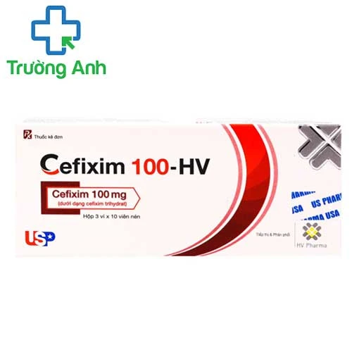 CEFIXIM 100-HV - Thuốc chống nhiễm khuẩn của US Pharma