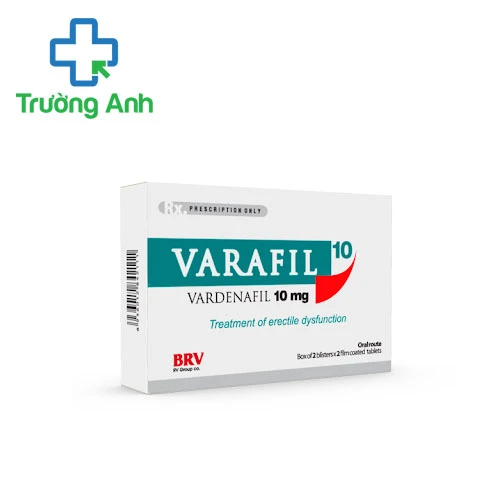 Varafil 10mg - Thuốc điều trị rối loạn cương dương của BV Pharma