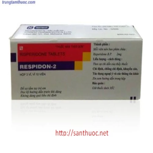 Respidon 2mg Torr - Thuốc điều trị bệnh tâm thần hiệu quả