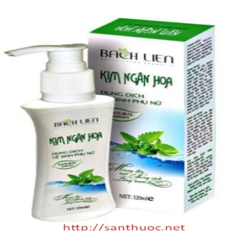 Vệ sinh phụ nữ kim ngân hoa 120ml - Giúp vệ sinh vùng kín hiệu quả