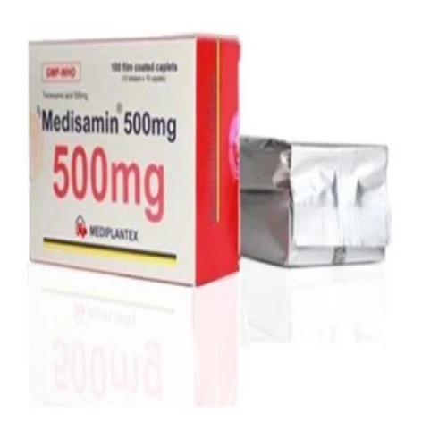 Medisamin Tab.500mg - Thuốc giúp ngăn ngừa chảy máu trong phẫu thuật hiệu quả