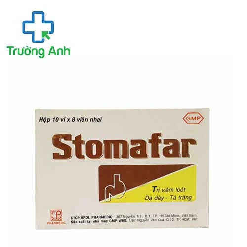 Stomafar - Thuốc điều trị viêm loét đường tiêu hóa của Pharmedic