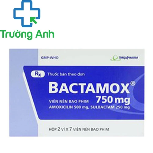 pms - Bactamox 750mg - Thuốc điều trị nhiễm khuẩn của Imexpharm