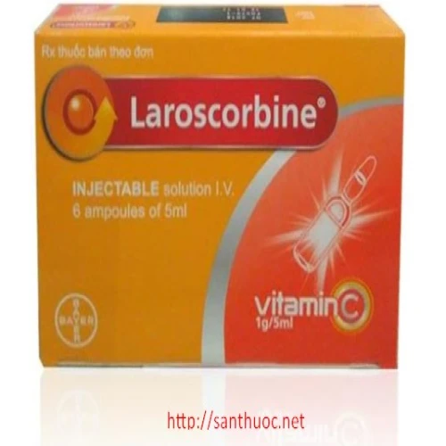 Laroscorbine Inj.1g/5ml - Thuốc tiêm điều trị thiếu vitamin C hiệu quả