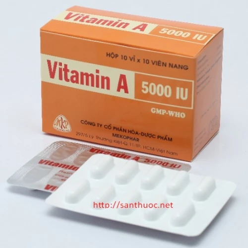 Vitamin A5000 - Thuốc giúp bổ sung vitamin A hiệu quả